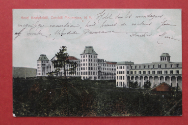 Postcard PC Catskill Mountains New York NY 1907 Kaaterskill Hotel USA US United States